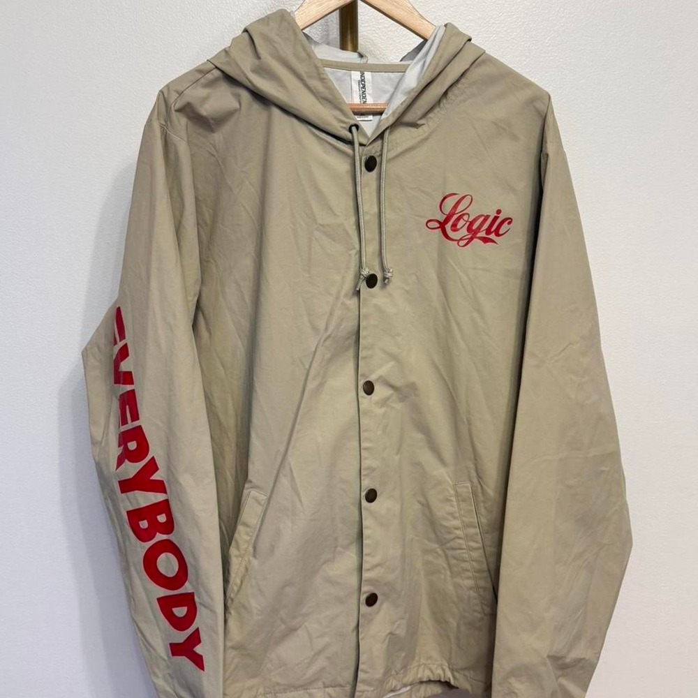 Urban Outfitters, Logic Everybody Hooded Coach Jacket, Men's XL.